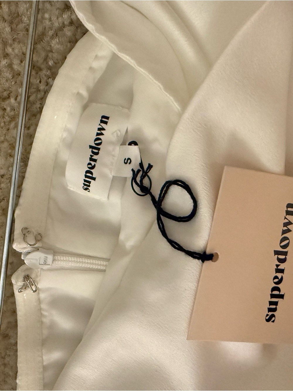 Super down Sasha Mini Dress. NWT - Picture 5 of 5